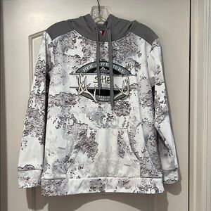 SHE Outdoor Women's Gray Camo Tundra Hoodie Size S